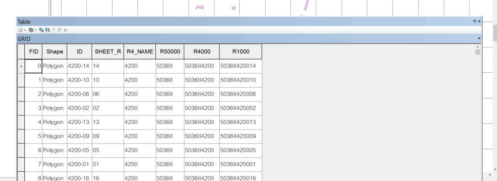 เปรียบเทียบข้อมูลใน ArcMap